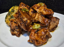 Load image into Gallery viewer, BBQ Chicken Burnt Ends w/ Smashed Potatoes *GF/DF
