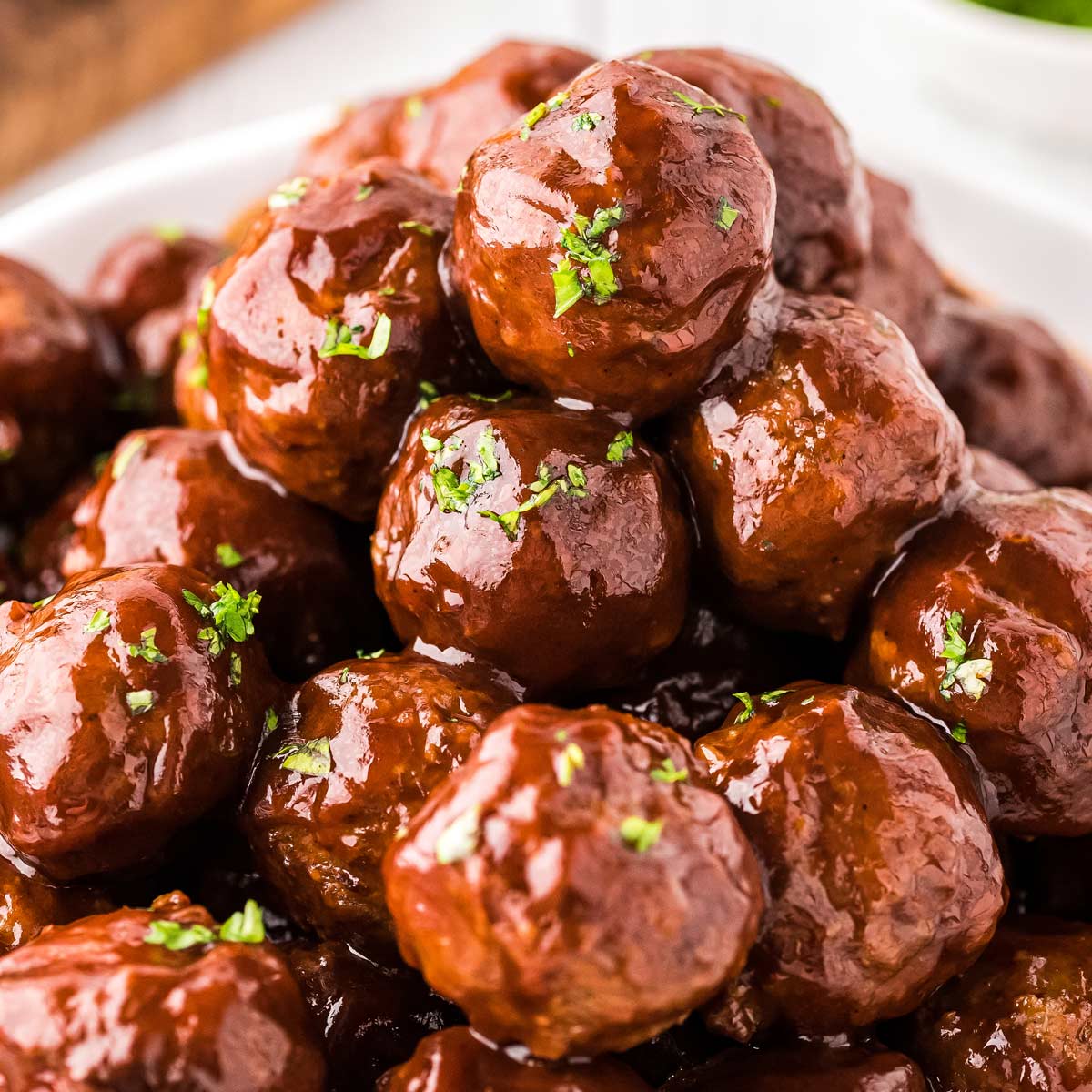 Bourbon Cherry BBQ Meatballs *DF