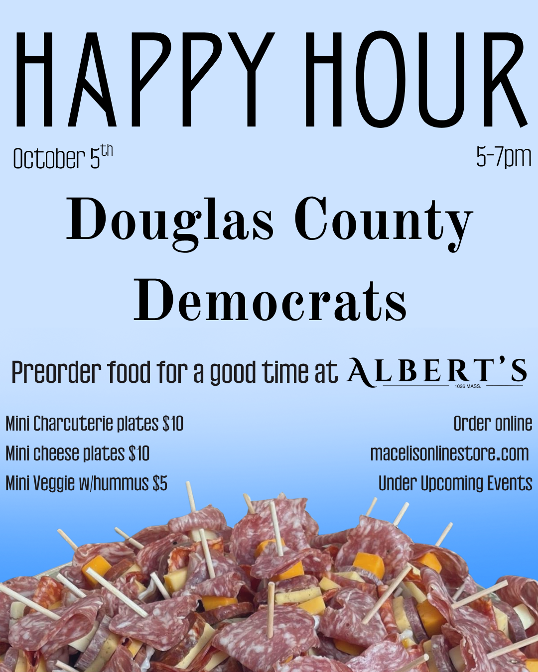 10/5 Douglas County Democrats Happy Hour