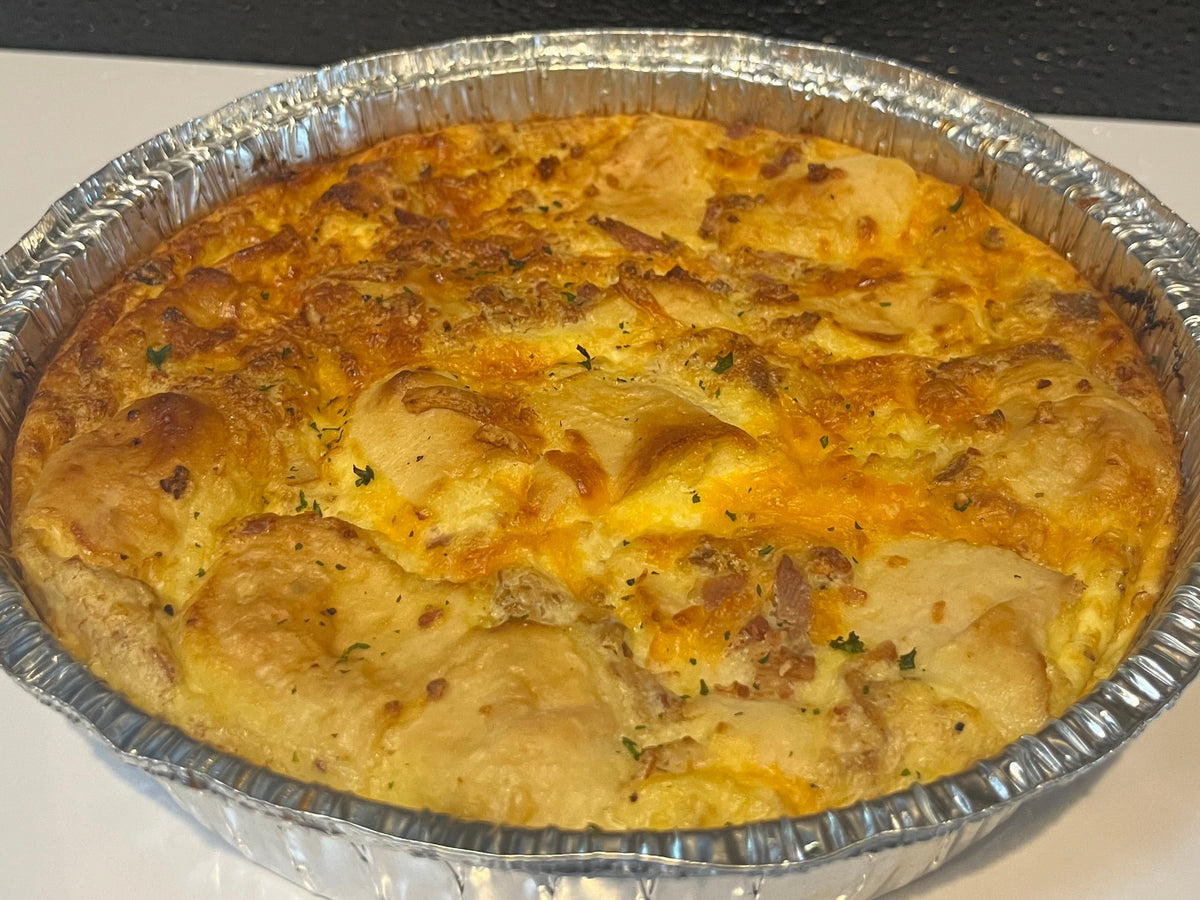 Bacon Cheddar Strata