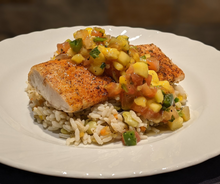 Load image into Gallery viewer, Blackened Mahi Mahi w/ Mango Salsa *GF