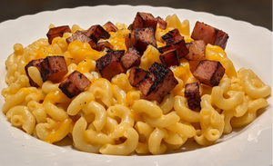 Deluxe Macaroni & Cheese with Browned Ham