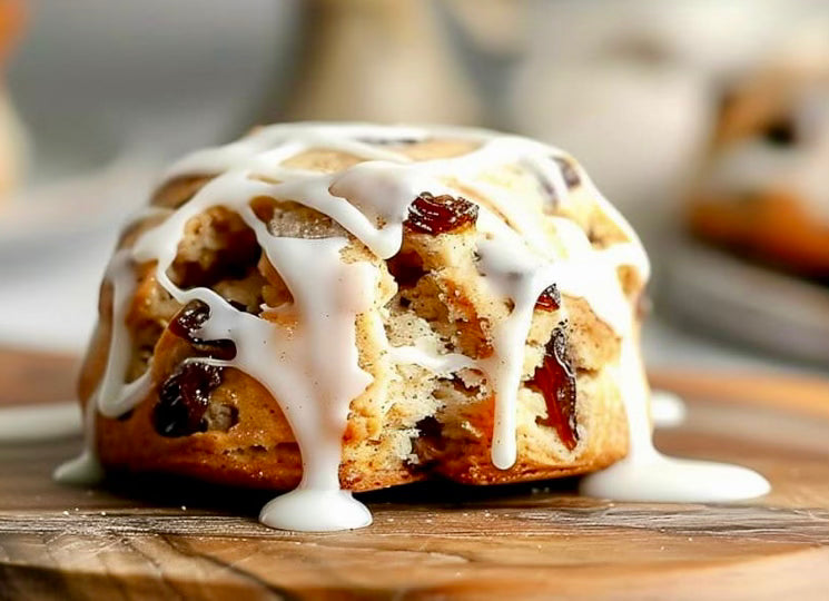 Cinnamon Raisin Biscuits (2 Big Biscuits)