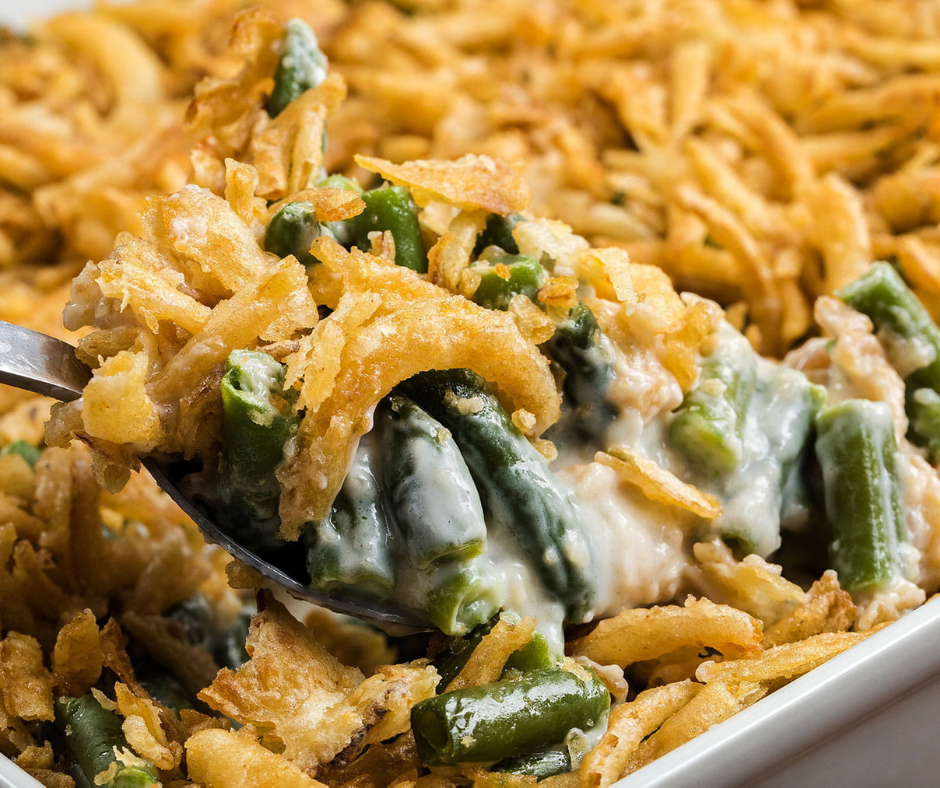 Green Bean Casserole for Two to Three *Vegetarian