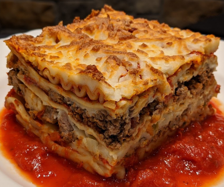 Homemade Meat Lasagna *F