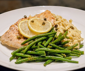Lemon Caper Salmon *GF/F